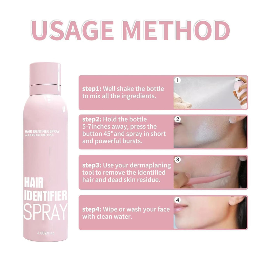 Hair Identifier Spray For Face Shaving