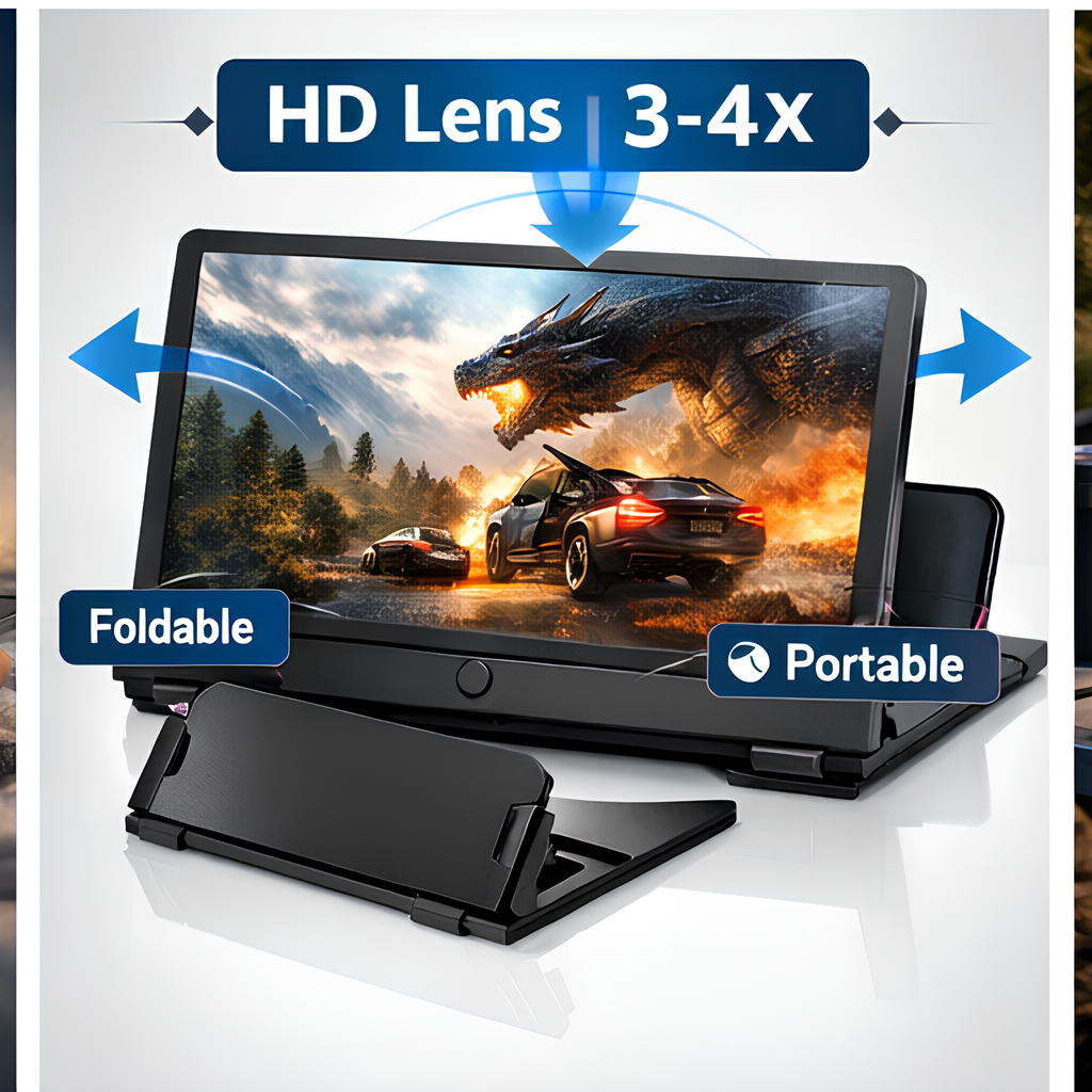 Mobile Phone Video Screen Magnifier